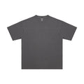 Summer New Cotton T-Shirt Men'S Retro Washed Distressed Short Sleeve Drop Shoulder Loose Fashion Brand