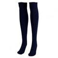 1 Pair Sports Socks Men Women Solid Color Anti-Slip Stocking Soccer Football Cycling Knee Socks Sports Basketball Socks